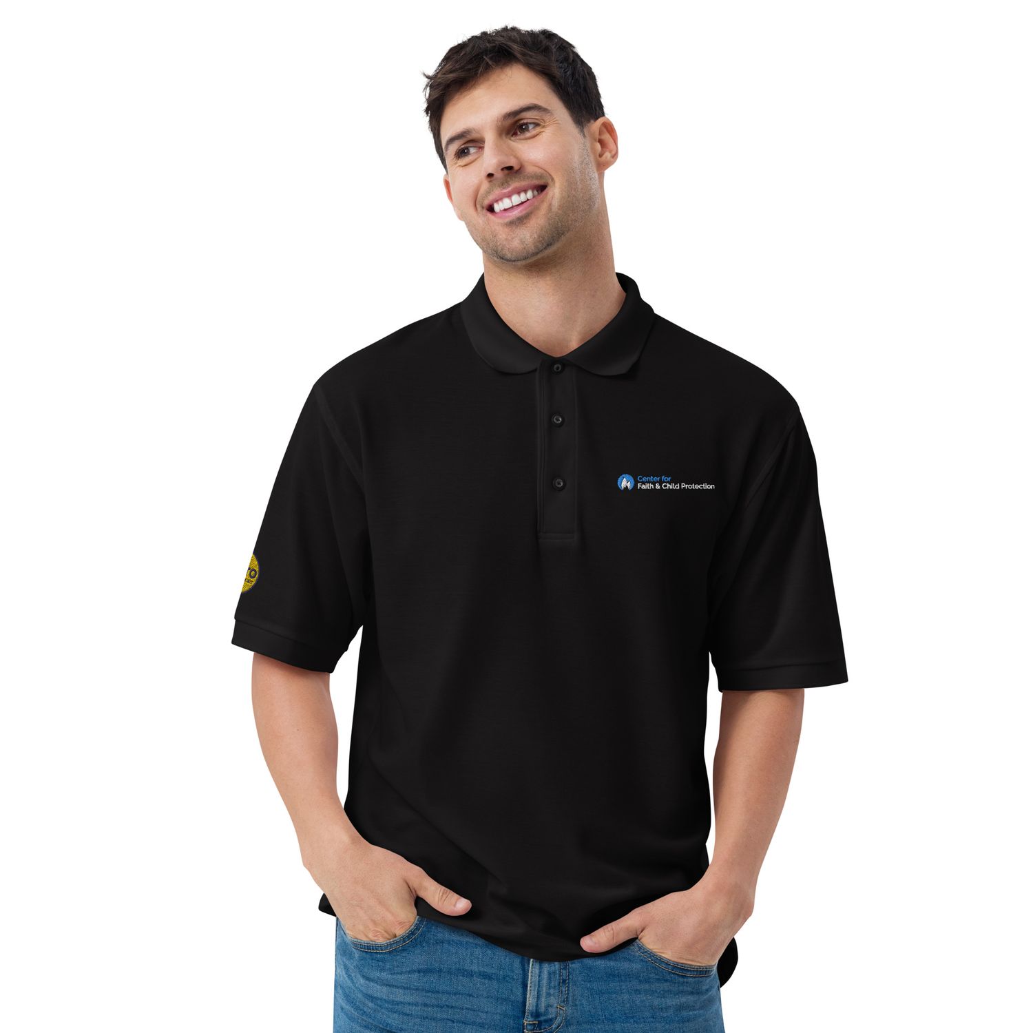 Men's Premium Polo - CFCP (Black, Navy &amp; Grey)