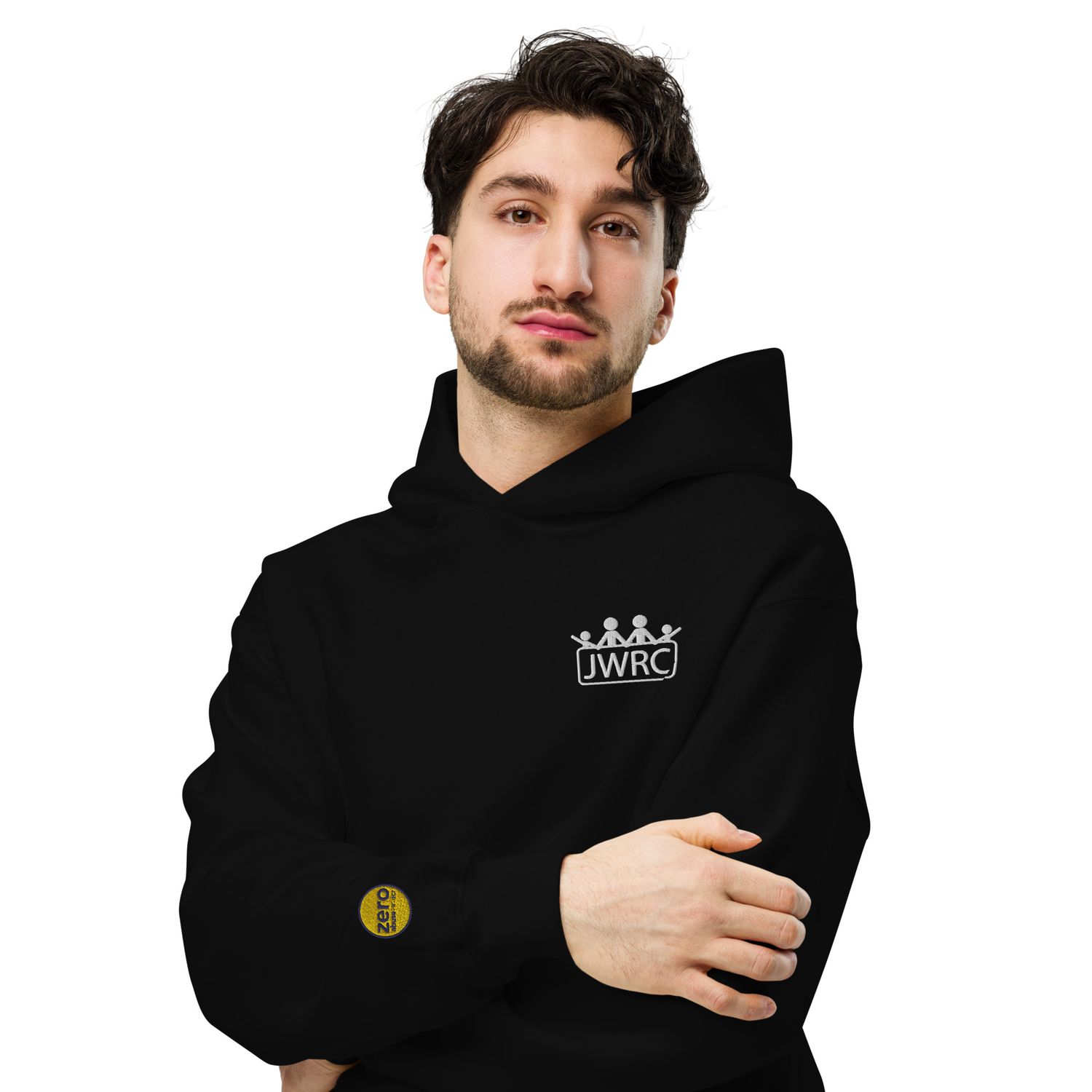 Unisex Oversized Hoodie - JWRC (Black, Pine Green &amp; Cobalt)
