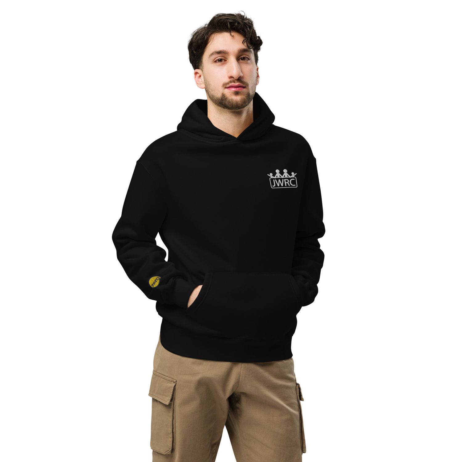 Unisex Oversized Hoodie - JWRC (Black, Pine Green &amp; Cobalt)