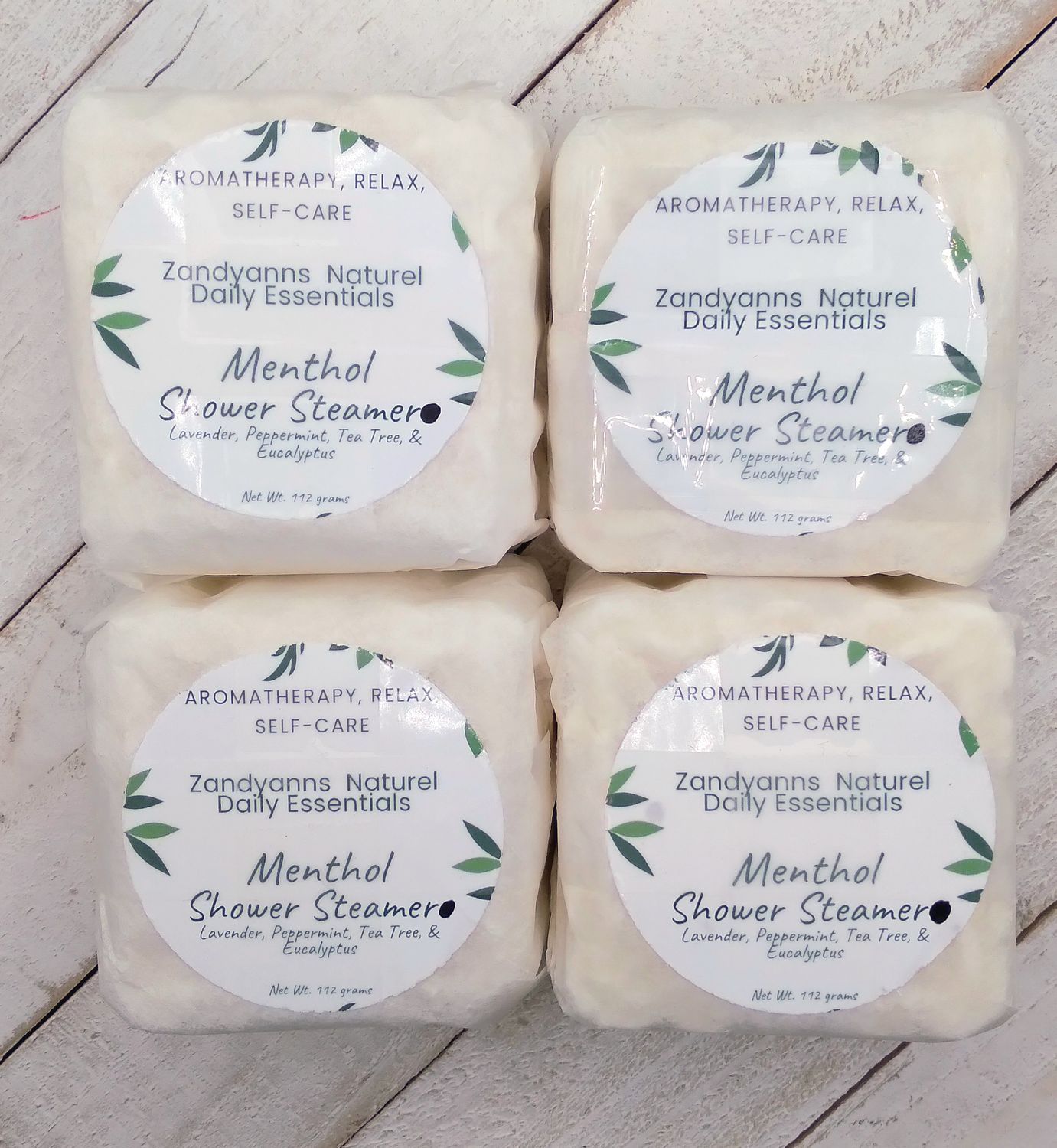 Lavender, Peppermint, Tea Tree, &amp; Eucalyptus Menthol Shower Steamers