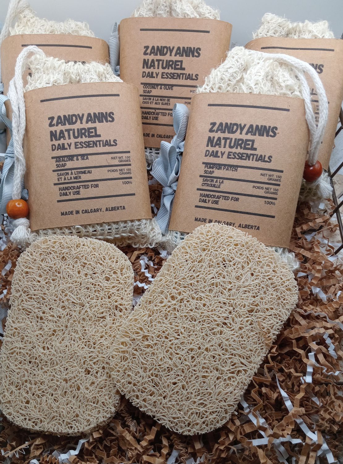 Sisal Soap Bag Set with Soap Dish