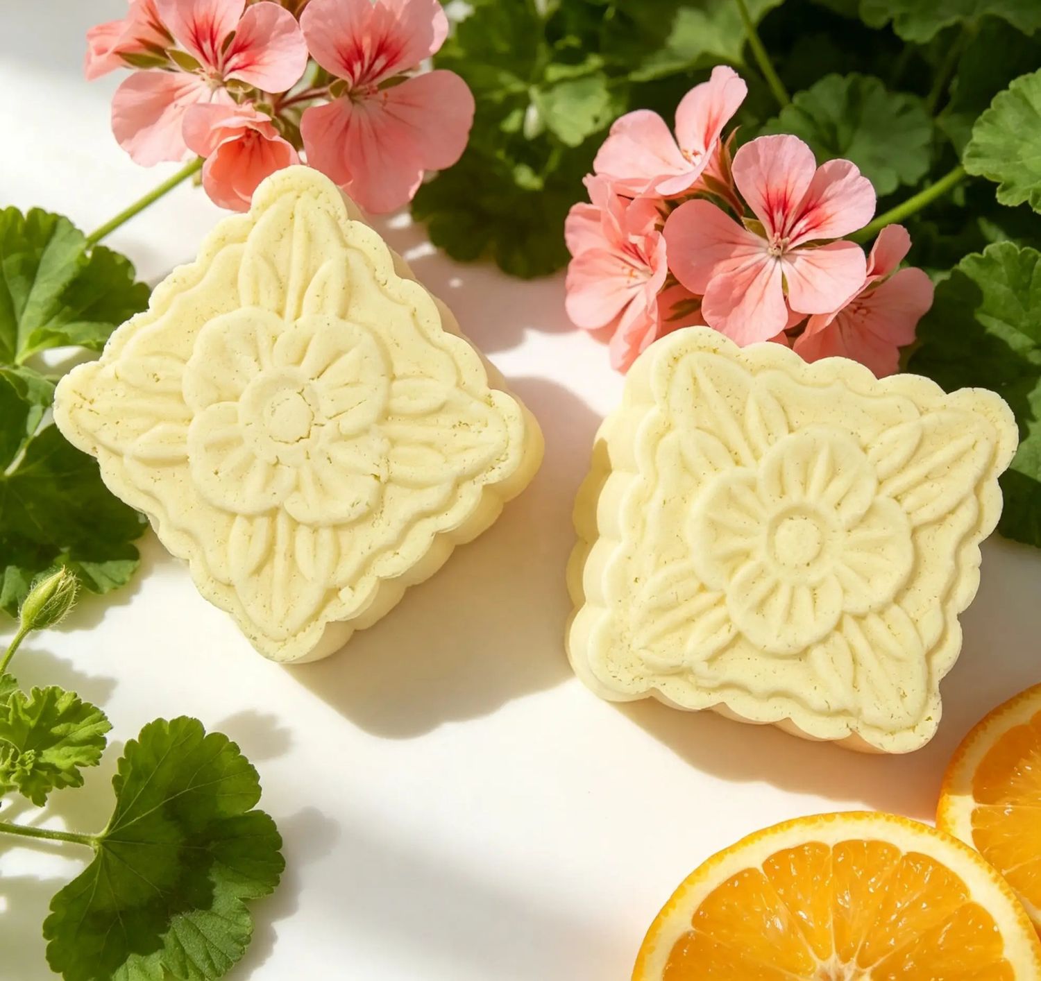 Geranium &amp; Orange Sweet Menthol Shower Steamers