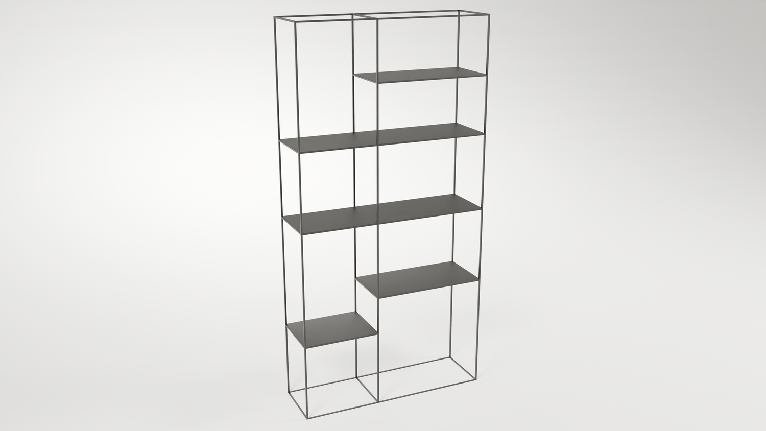 Folders Slim - Libreria Elegante e Minimalista in Metallo Verniciato