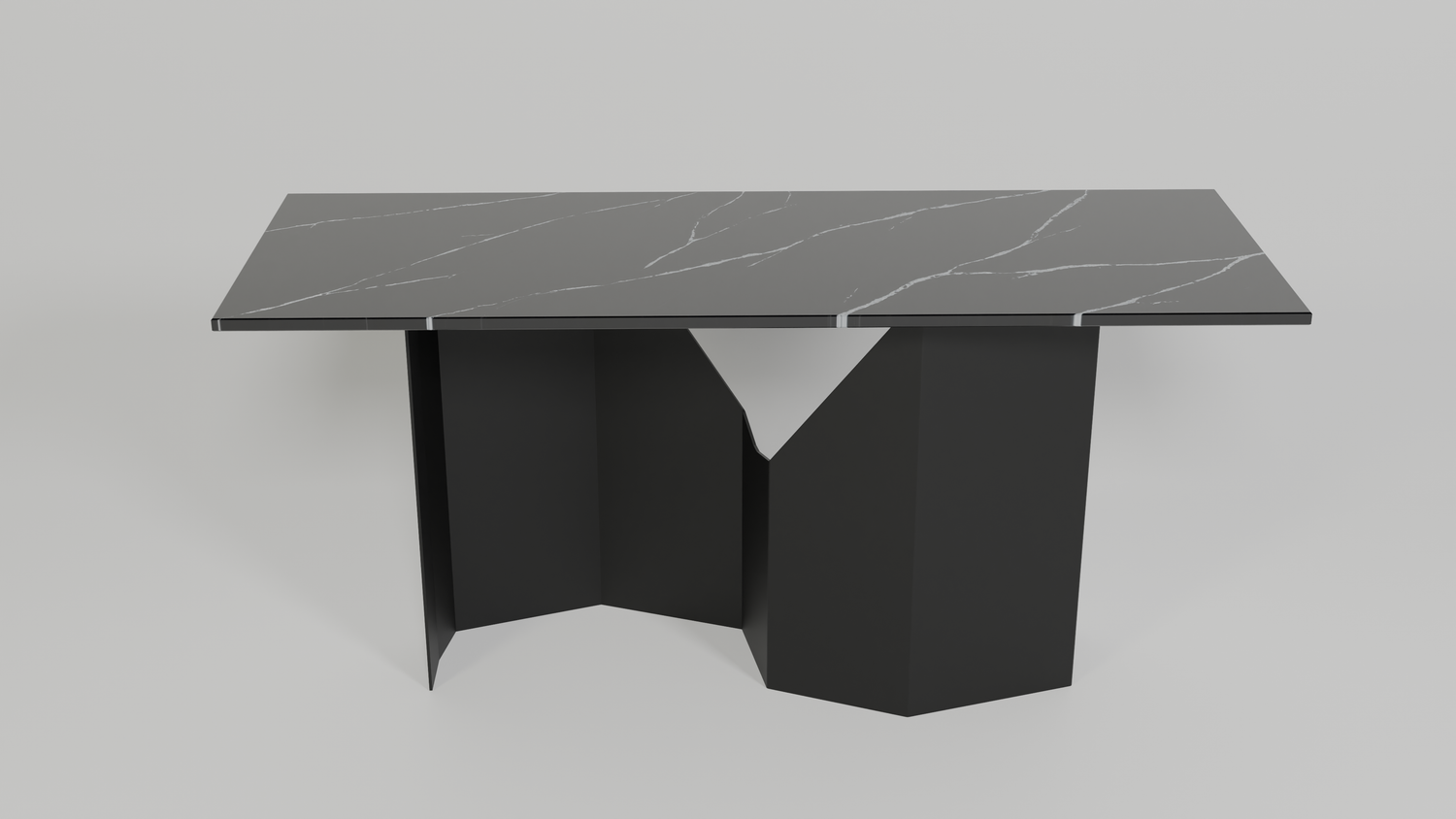Infinity Marble - Tavolo di Design in Marmo Cosentino e Acciaio | Sampò Design