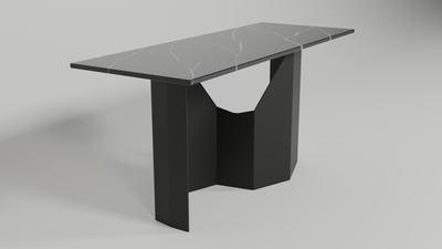 Infinity Marble - Tavolo di Design in Marmo Cosentino e Acciaio | Sampò Design