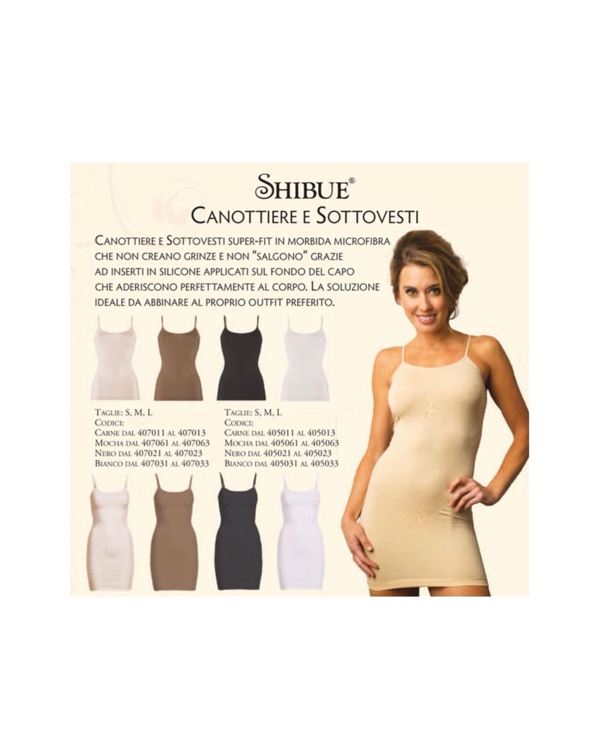 Shibue Couture Sottoveste in microfibra mocha