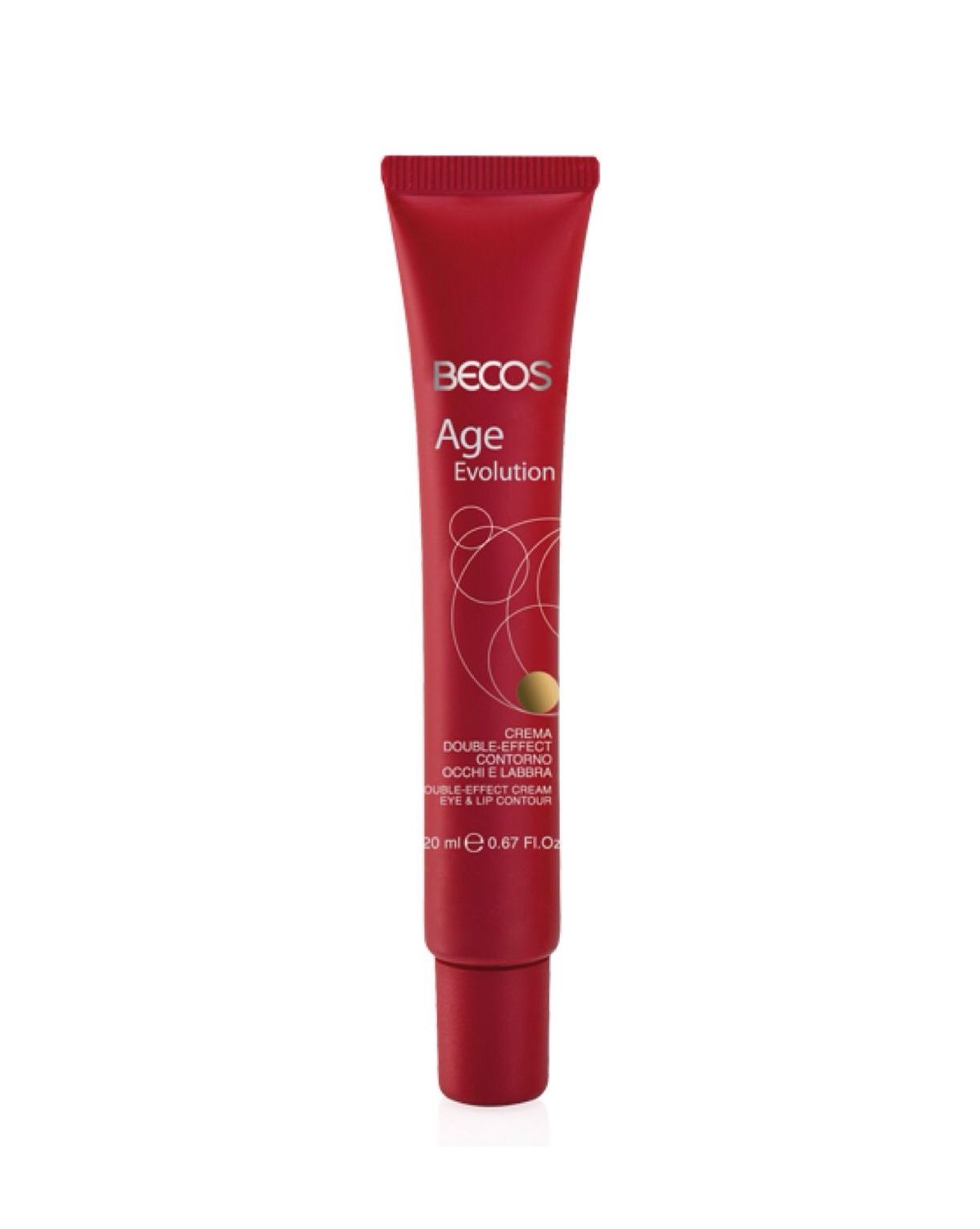 Crema Becos double-effect contorno occhi e labbra