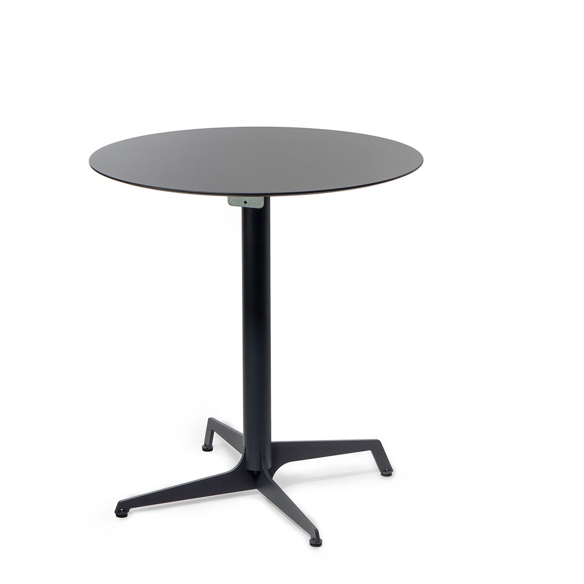 Tavolo Audrey h 111 con piano quadrato HPL 70 x 70