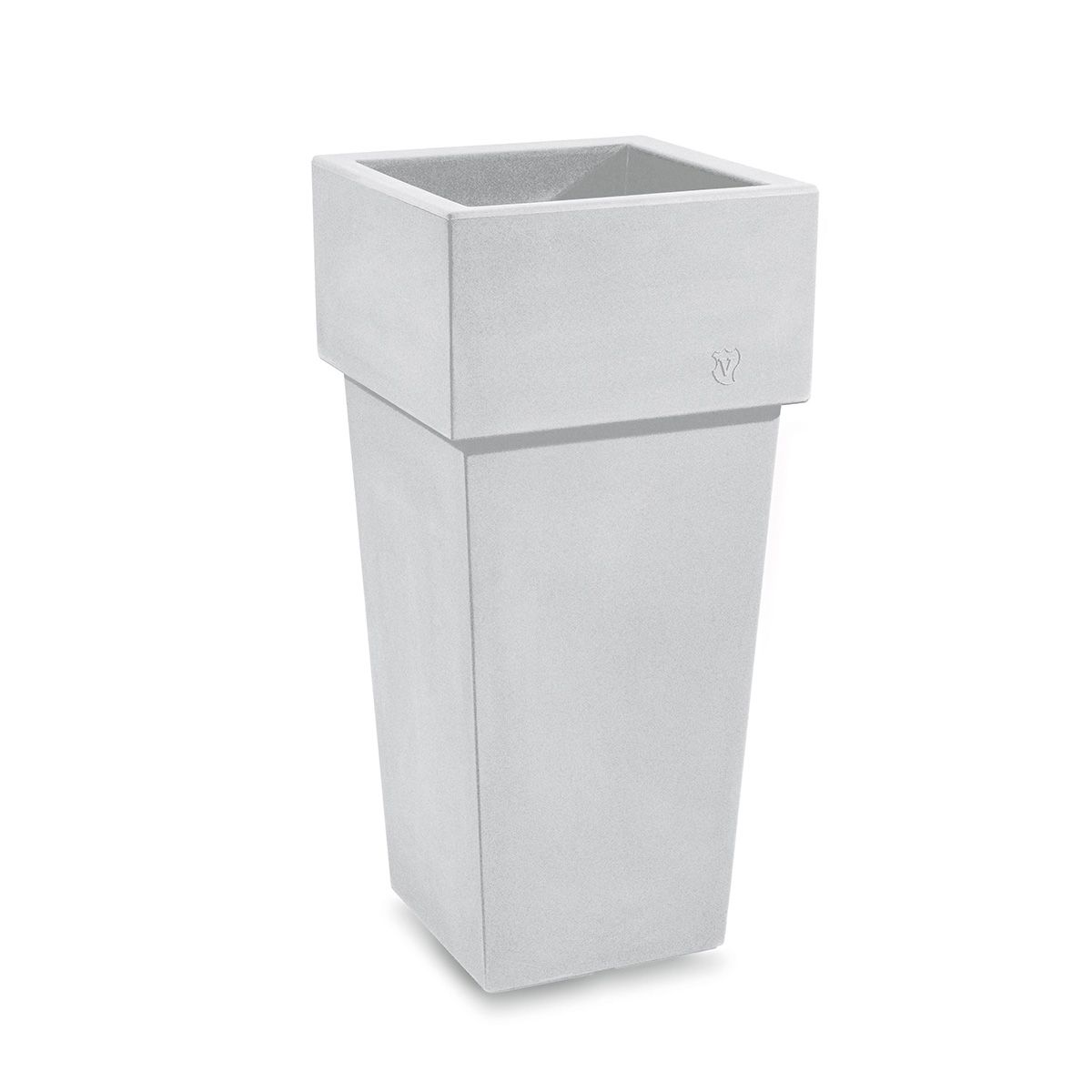 Cachepot Gemini Quadrato alto H 70 cm