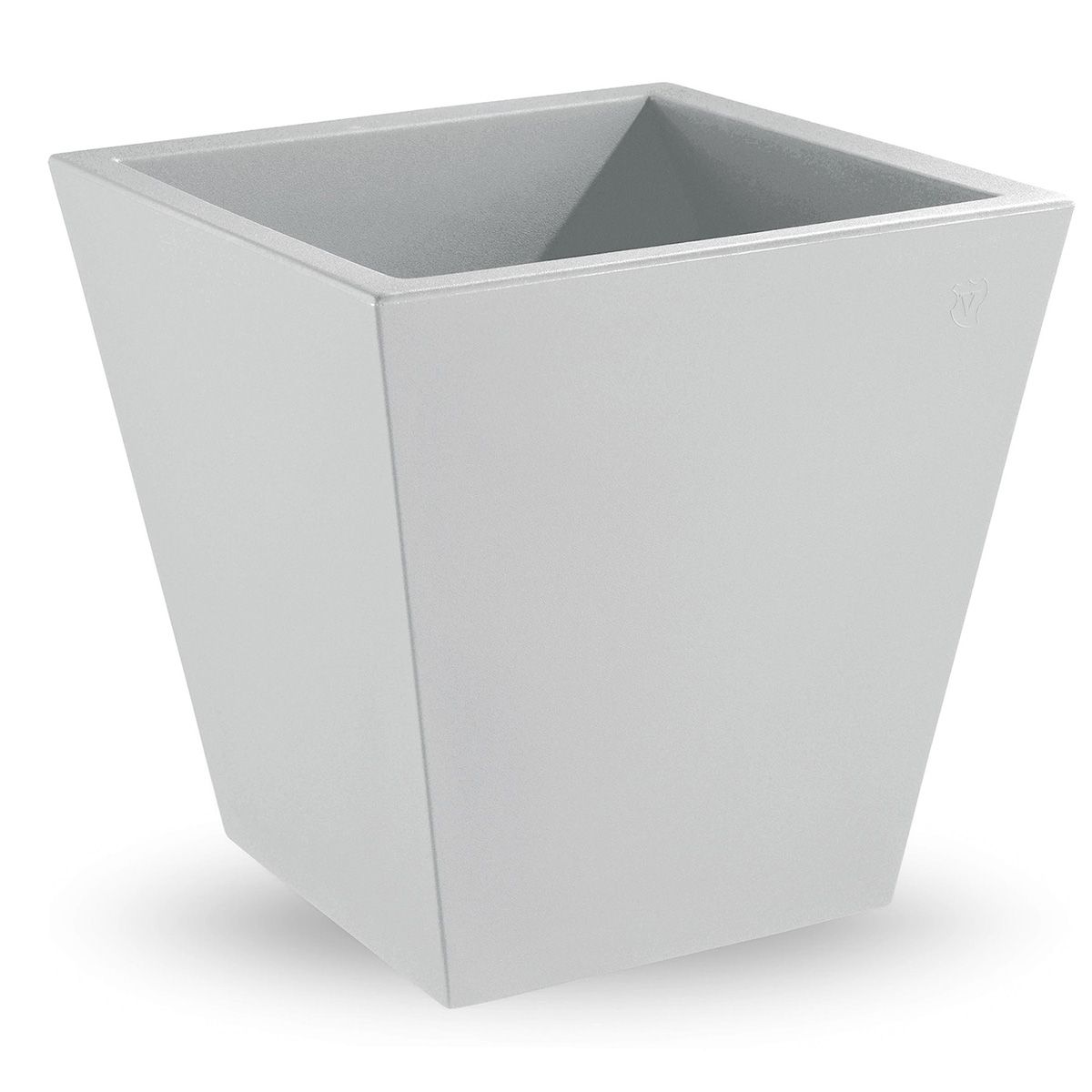 Vaso Cosmos doppia parete quadrato 55 cm