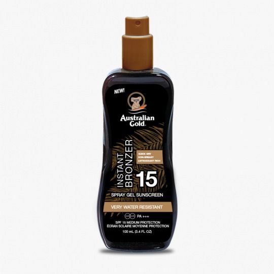 Australian Gold SPF 15 SPRAY GEL CON BRONZER - 100 ML