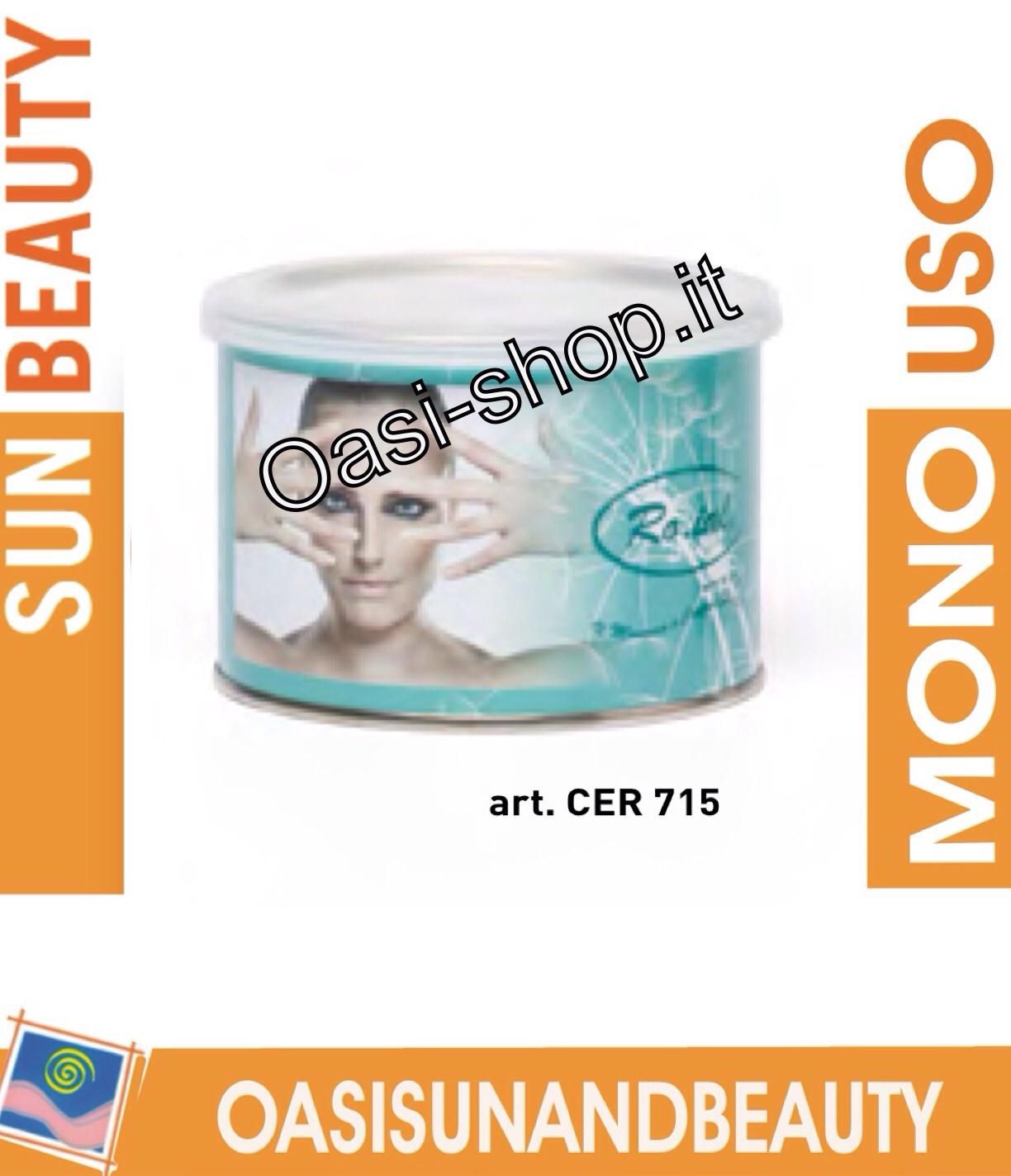 Barattolo verde clorofilla cera 400 ml roial