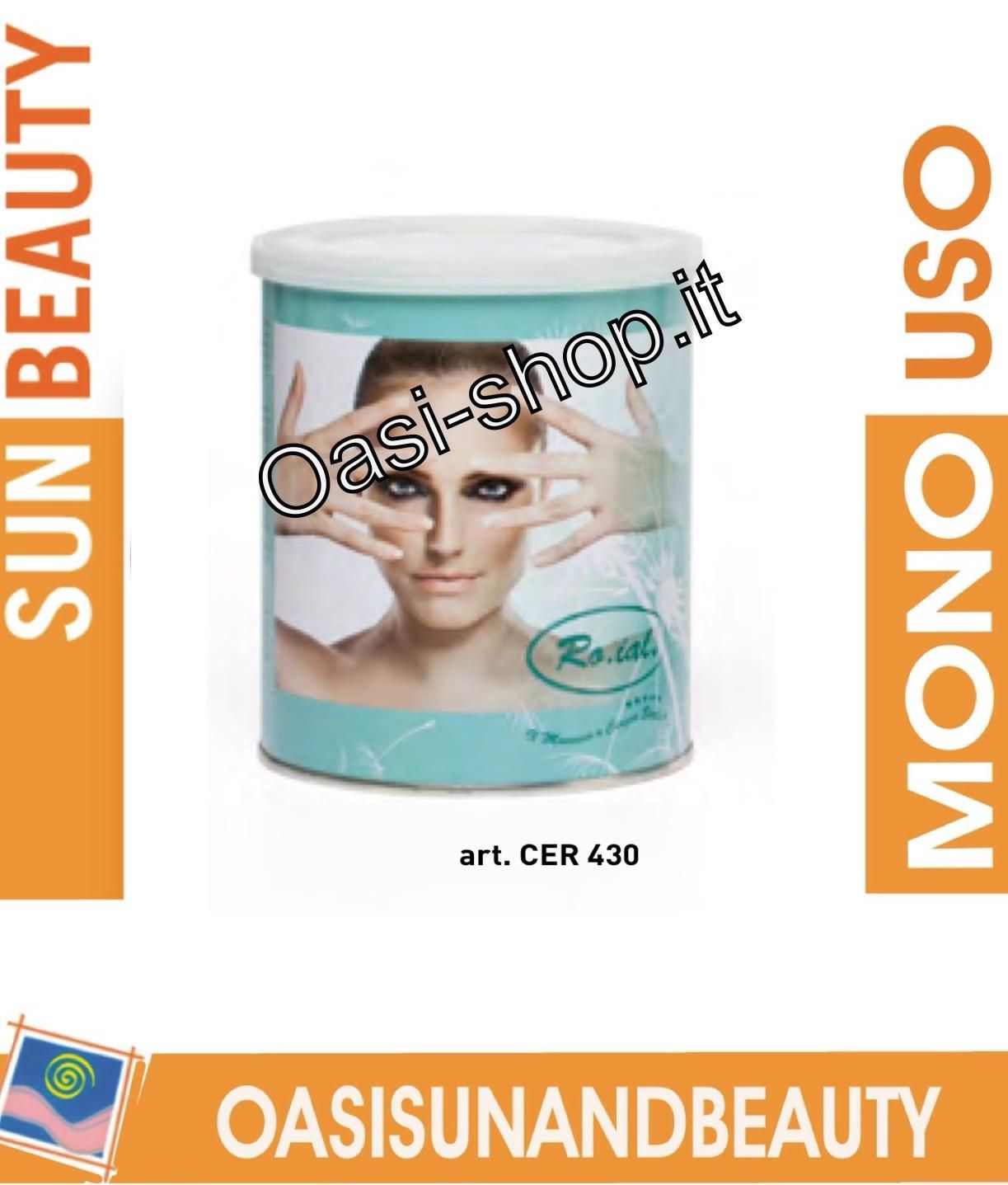 Barattolo verde clorofilla cera 800ml roial