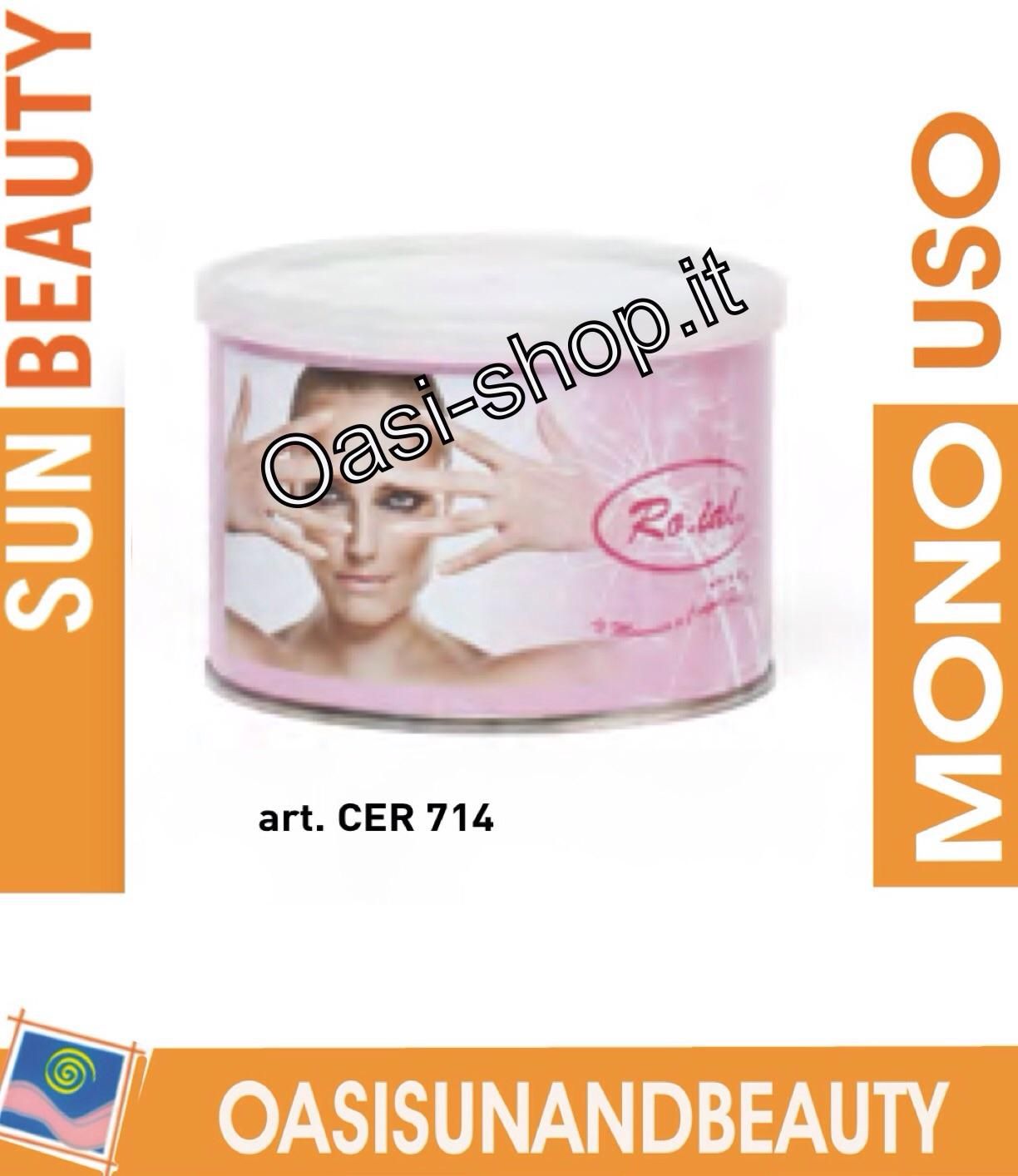 Barattolo titanio rosa cera 400ml roial
