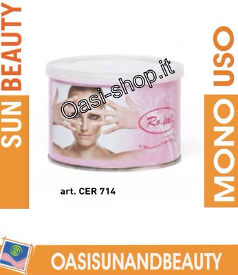 Barattolo titanio rosa cera 400ml roial