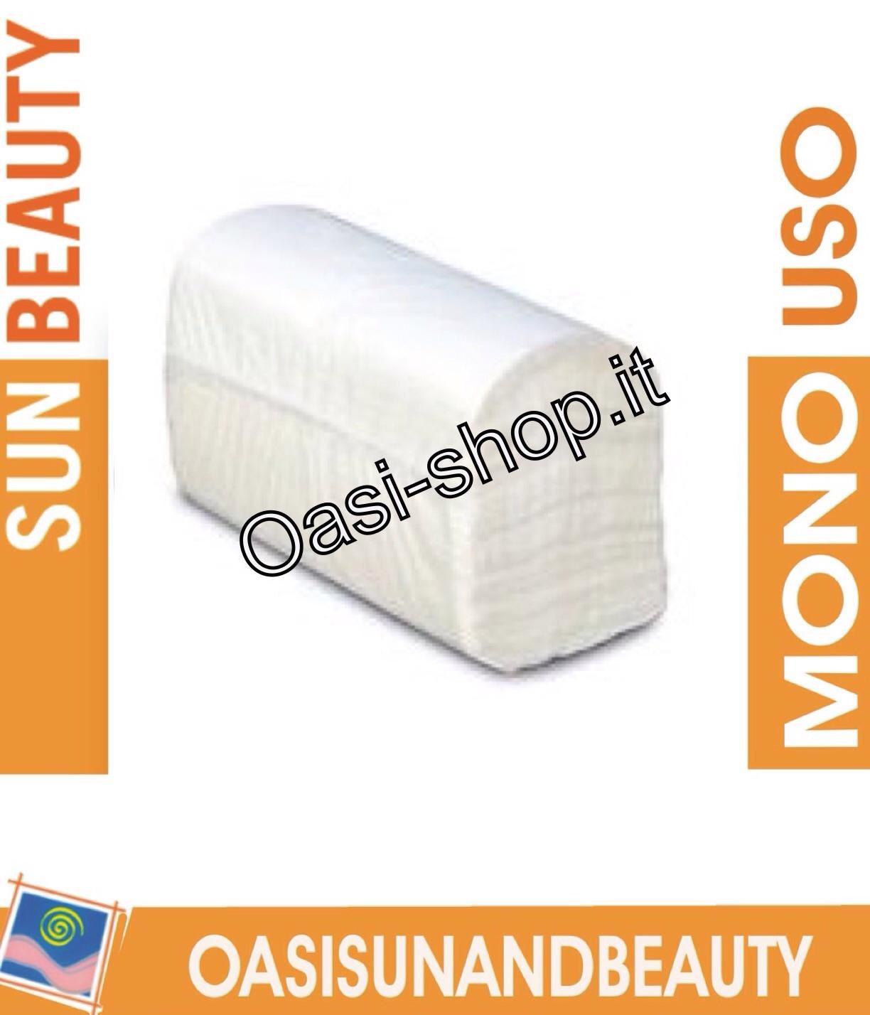 Asciugamani Monouso piegati a V per Dispenser Cellulosa goffrati 20x21 210 pz