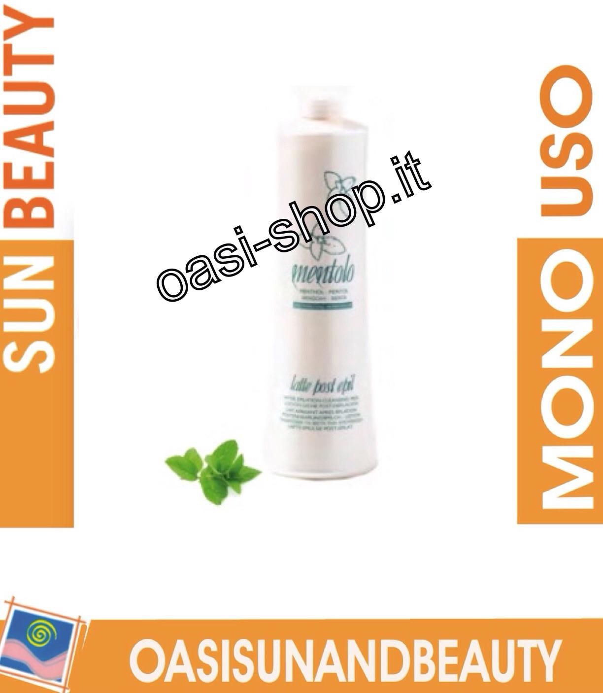 Latte post depilazione al mentolo