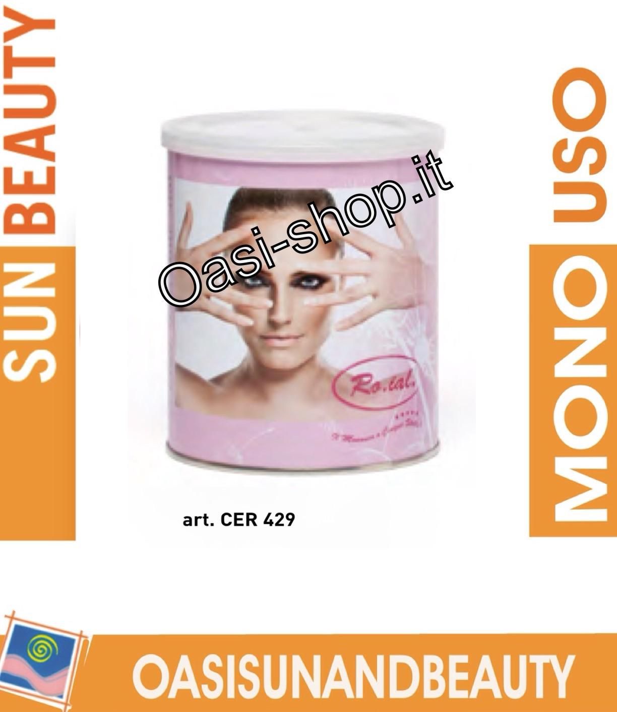 Barattolo titanio rosa cera 800ml roial