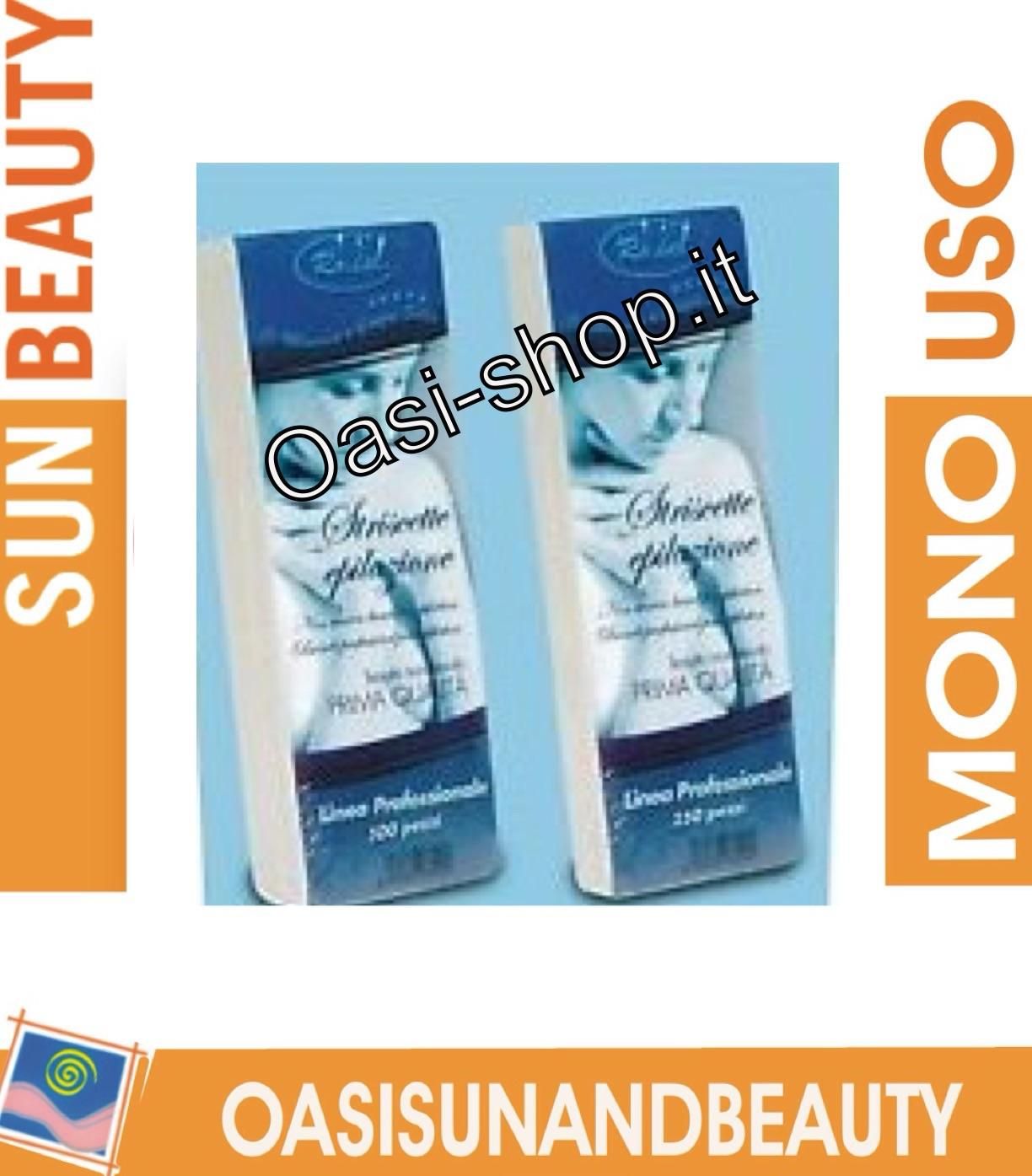 Strisce pretagliate strappa cera 500 strisce