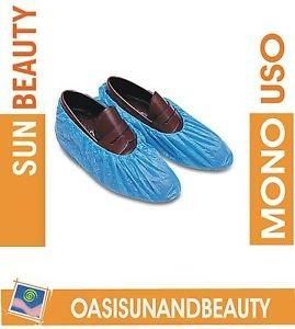 Copriscarpa in pvc celeste 100z monouso estetica