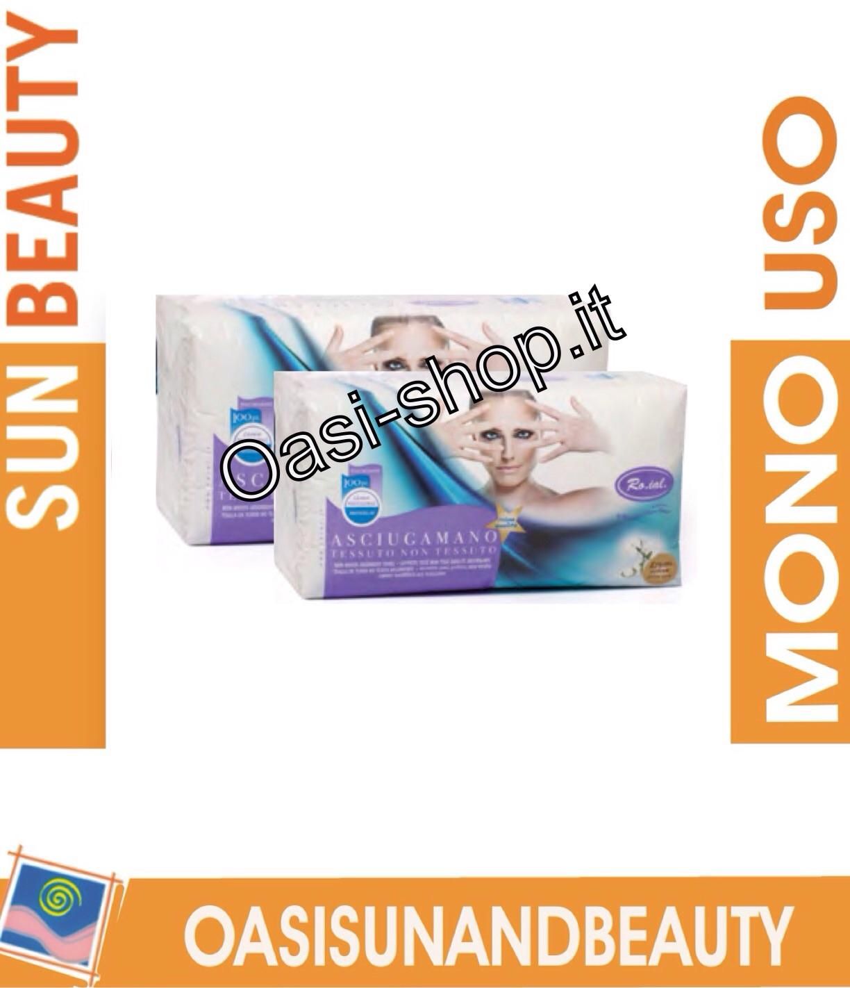 Asciugamano monouso qualità 5 stelle Ro.ial  1022 soft goffrato dot special 45x80  100 pz