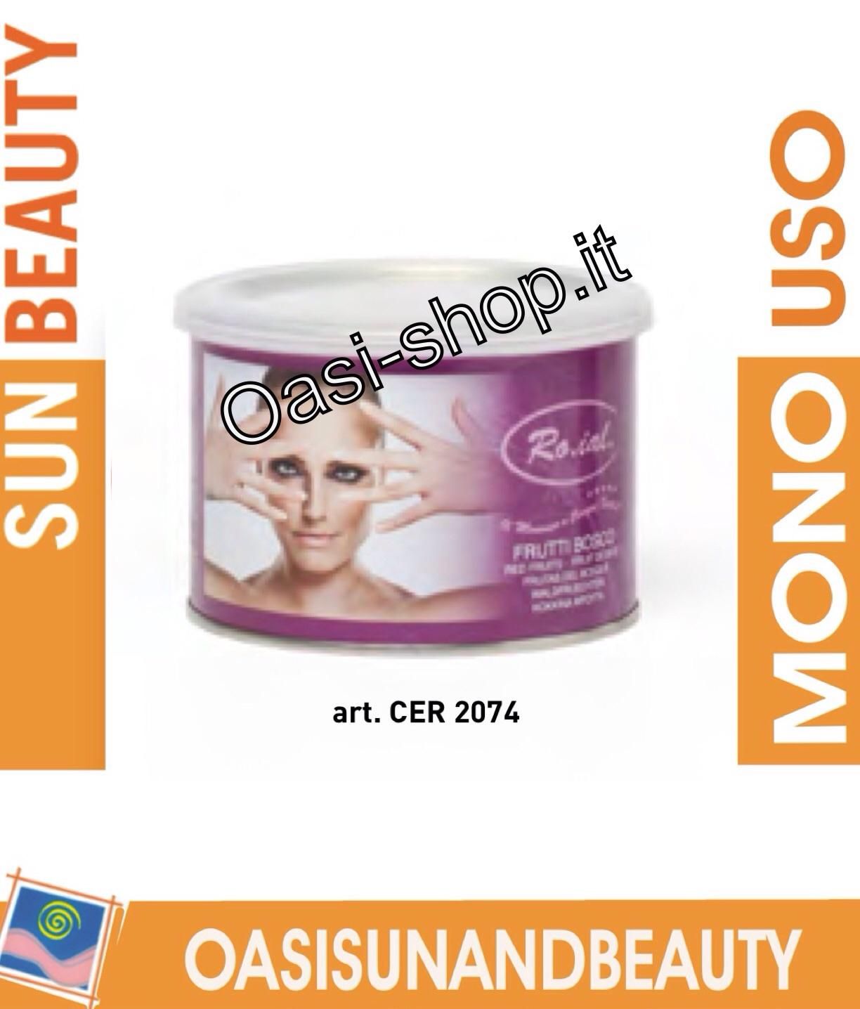 Barattolo frutti di bosco cera 400ml roial