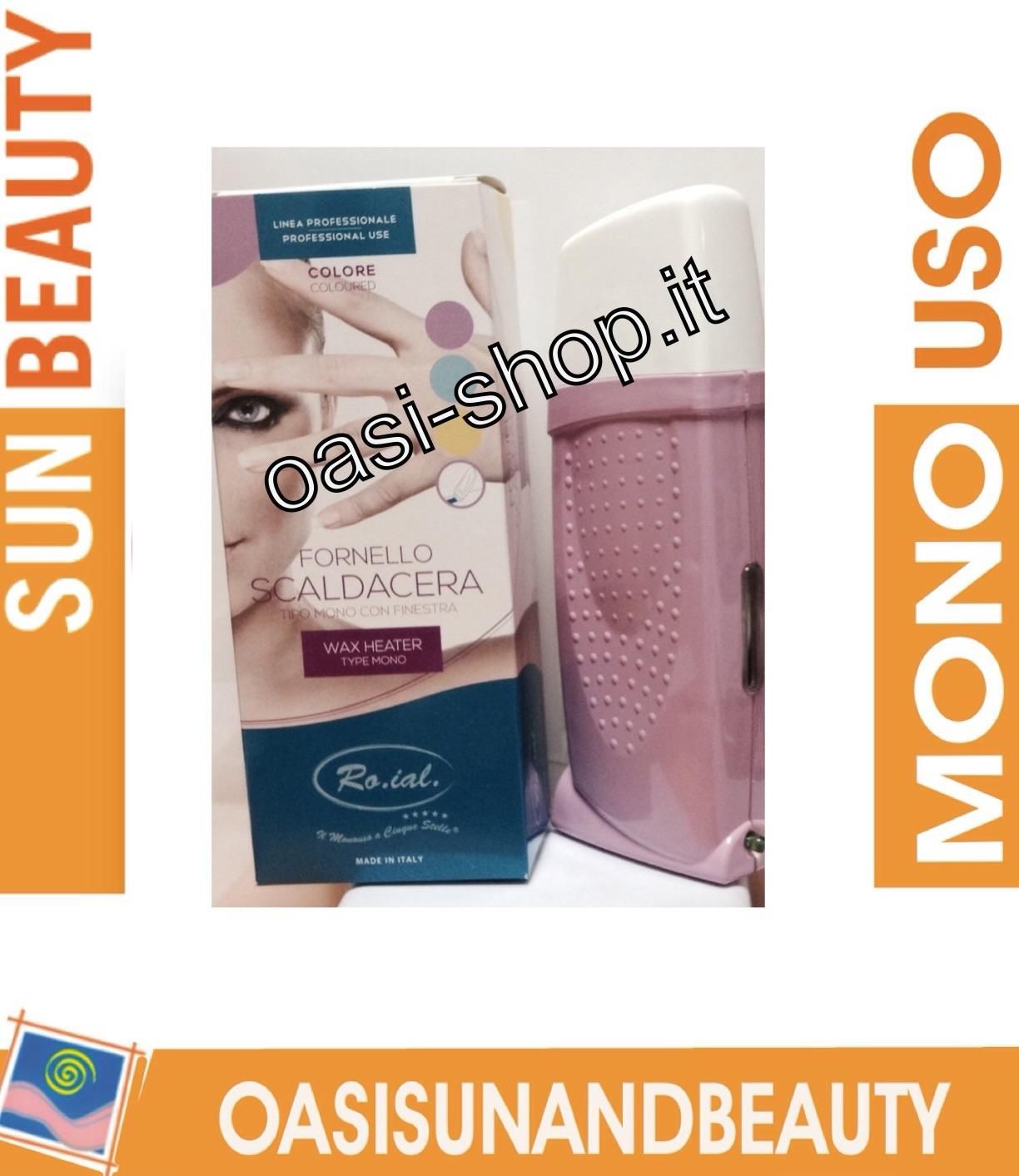 Fornello scaldacera tipo mono rosa estetica