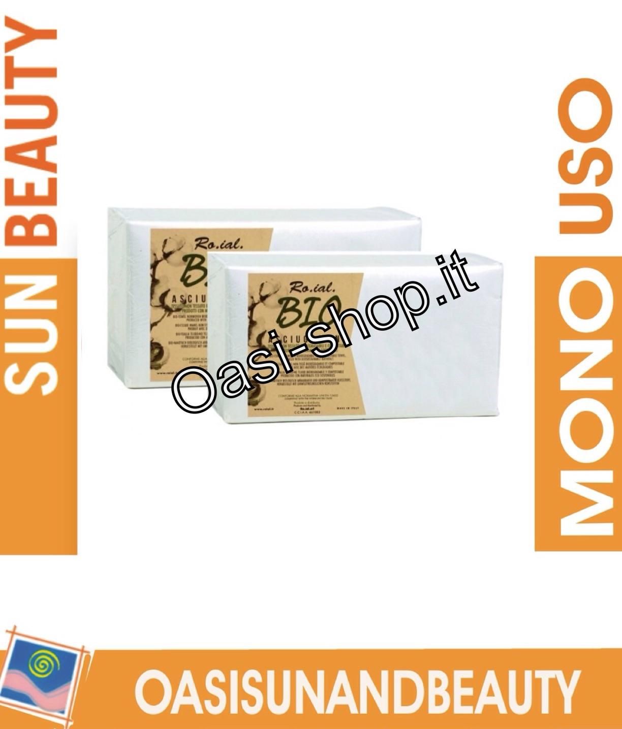 Asciugamano monouso  Ro.ial bio tnt estetiste parrucchieri 45x80 50pz