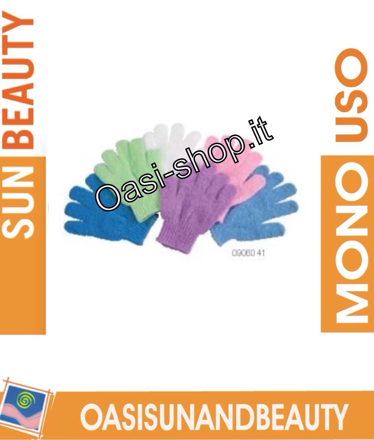 Guanti massaggio peeling da doccia