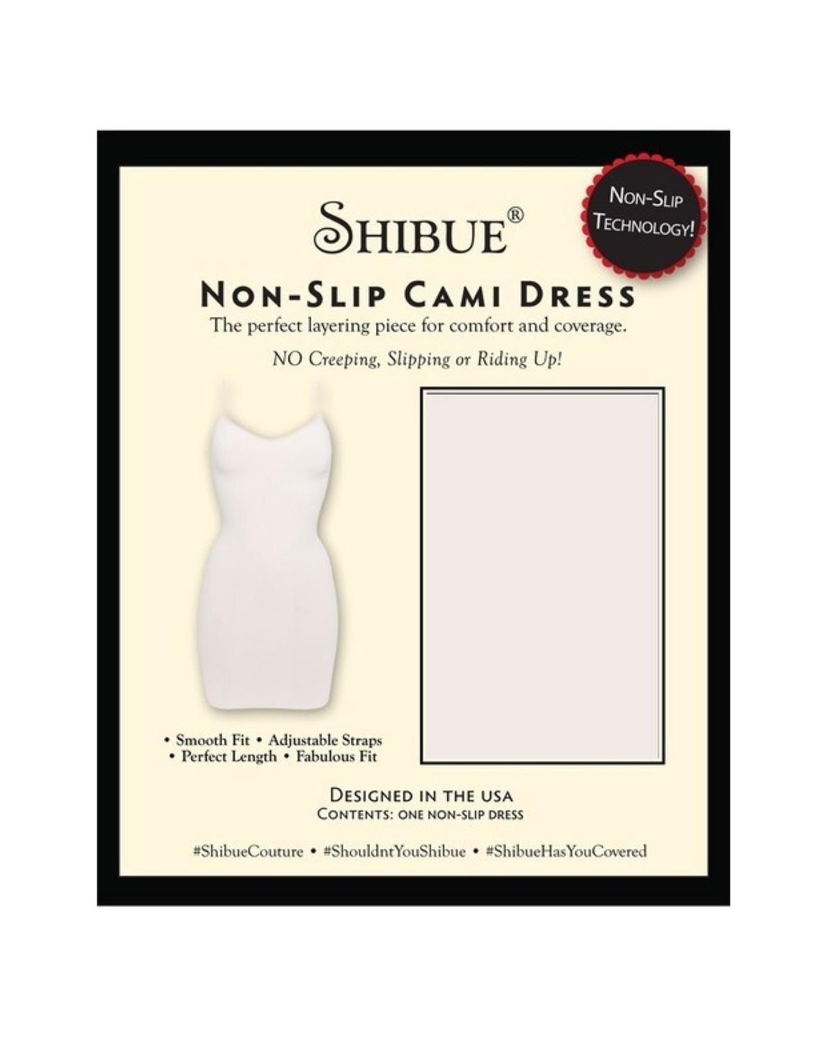 Shibue Couture Sottoveste in microfibra bianco