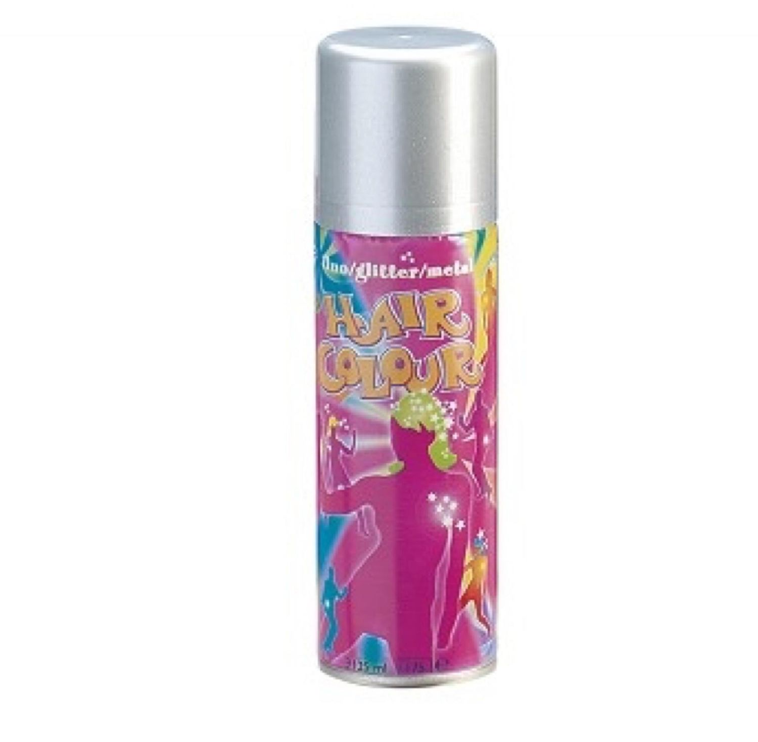 Lacca spray colorata argento Hair Colour Glitter