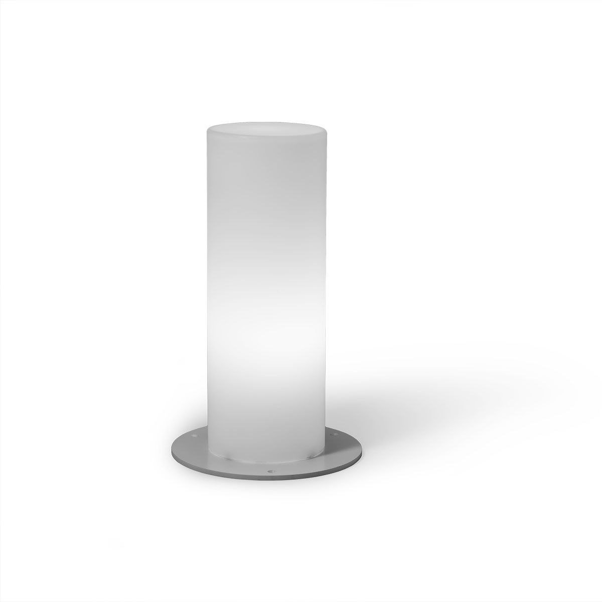 Colonna Vertigo H 55 cm con luce LED OUTDOOR BATTERY RGBW  - Base metallica
