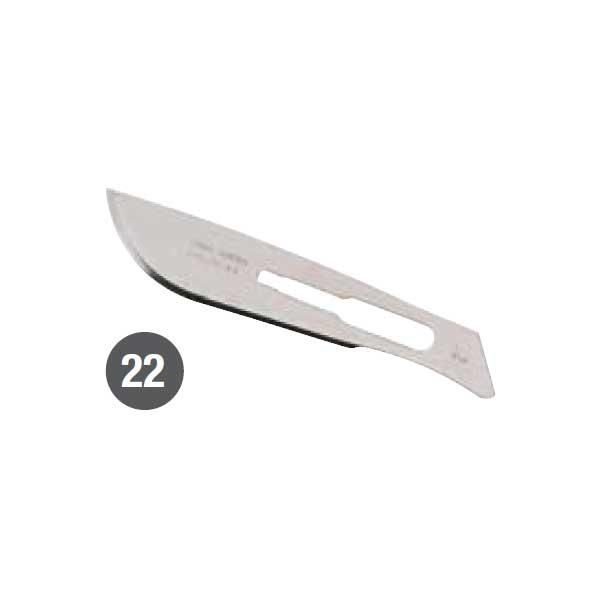 LAME IN ACCIAIO INOSSIDABILE N° 22