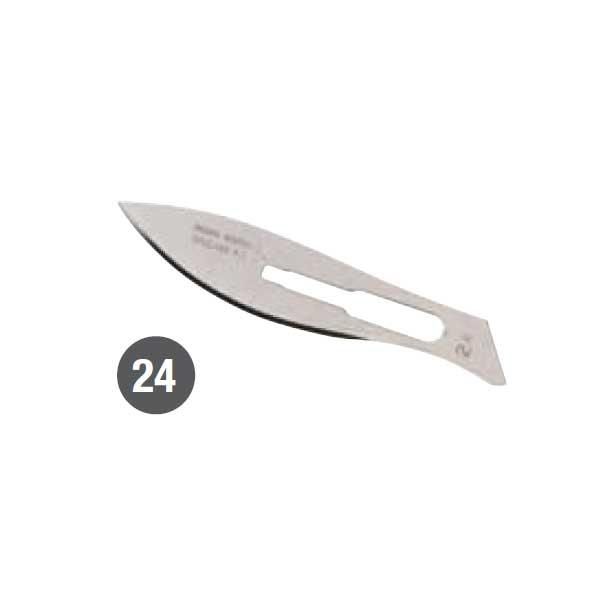 LAME IN ACCIAIO INOSSIDABILE N° 24