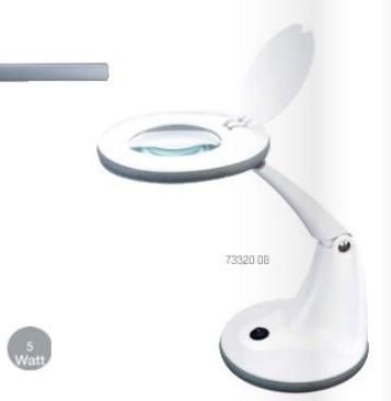 Lampada da tavolo con lente Sinelco