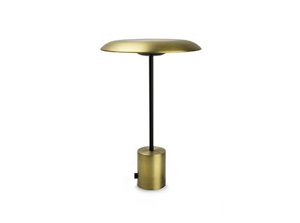 Faro Barcelona HOSHI LED Lampada portatile oro satinata e nera