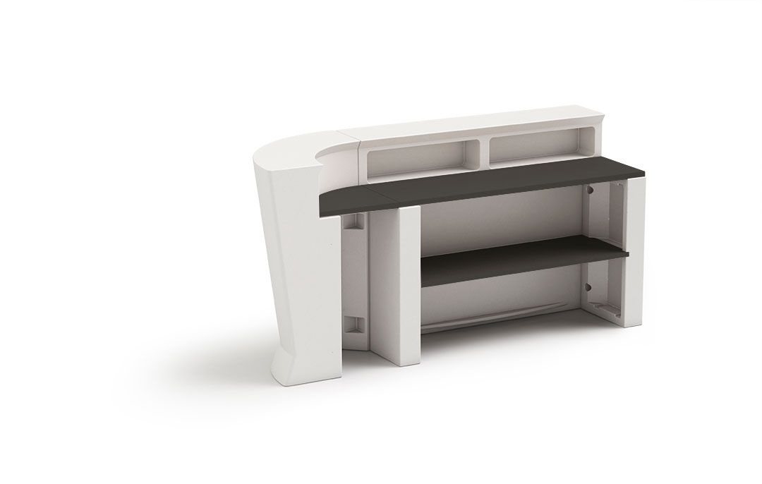 Ripiano rettangolare HPL 140 cm