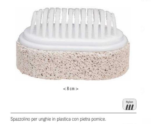 PIETRA POMICE BIANCA CON SPAZZOLINO