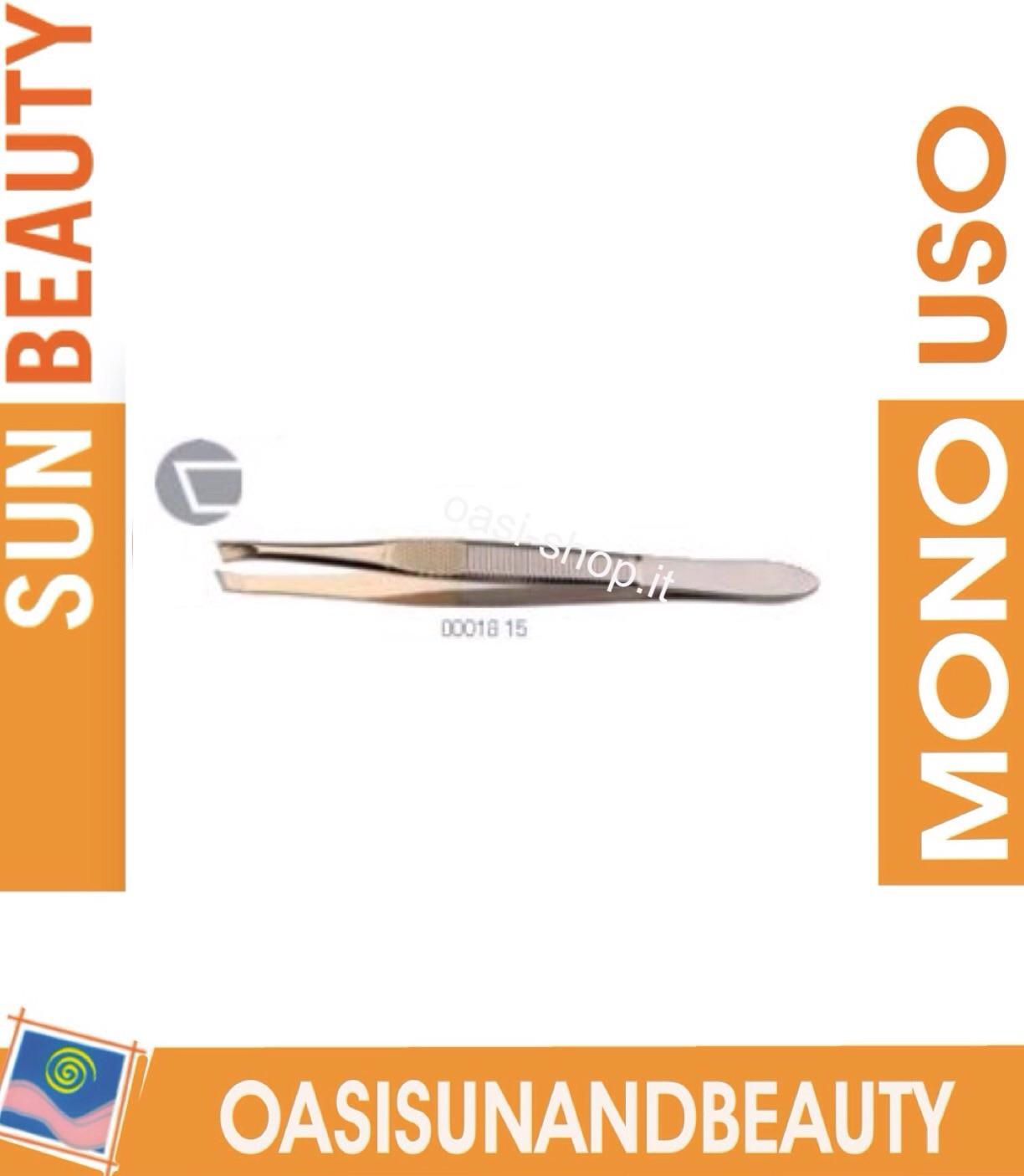 Pinzetta classic dorata punta obliqua estetica