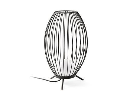 LAMPADA PORTATILE PER ESTERNO FARO BARCELONA CAGE PORTABILE GRIGIO SCURO LED 12W 2700K
