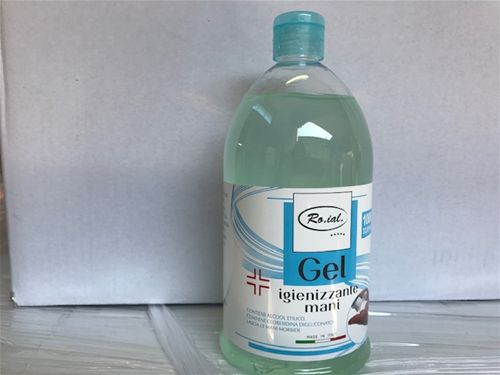 Gel igienizzante mani 1000ml alcool etilico 75% vol con Clorexidina Digluconato