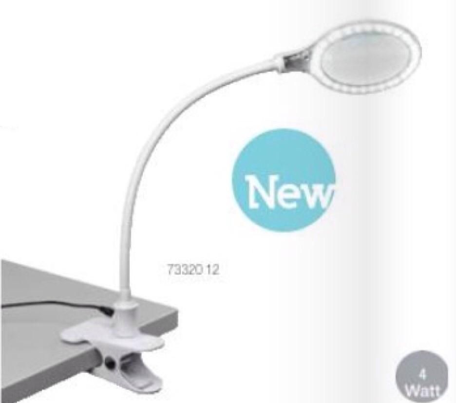 LAMPADA CON LENTE LED