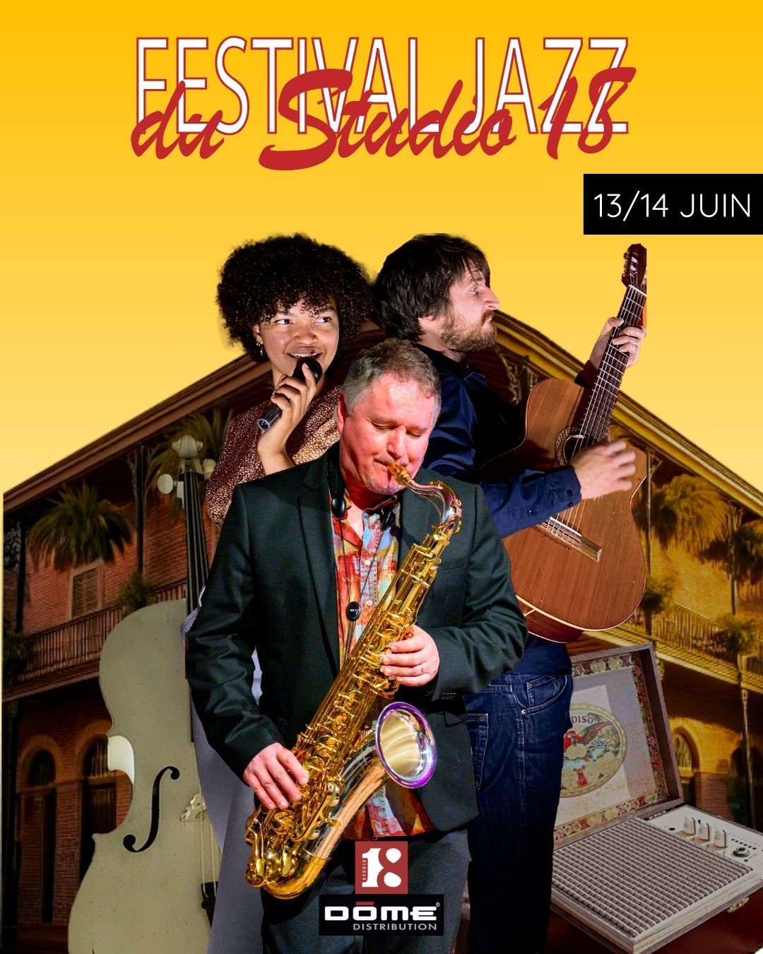 1. 13/06 > 14/06/25 - FESTIVAL JAZZ du Studio 18