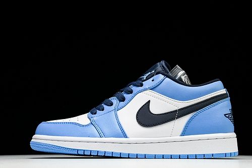 AIR JORDAN 1 LOW BLUE/NAVY BLUE/WHITE