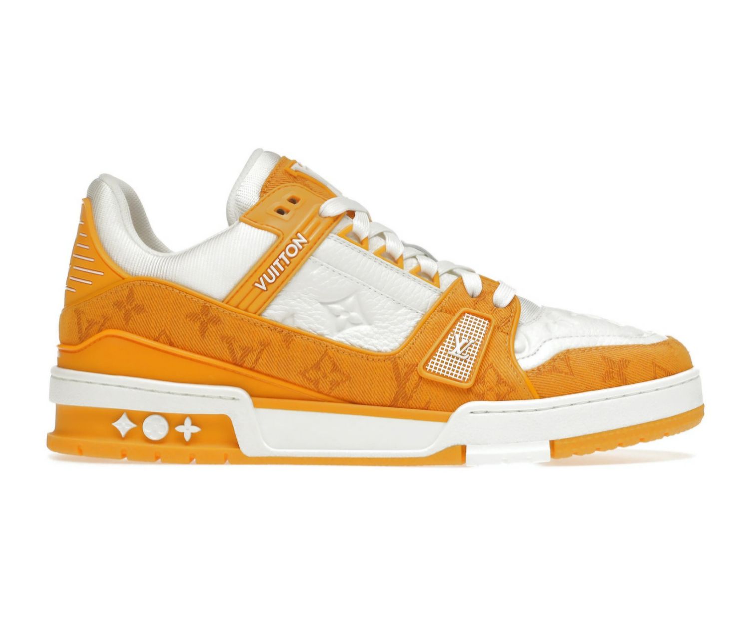 Louis Vuitton Trainer &quot;Yellow Monogram Denim White