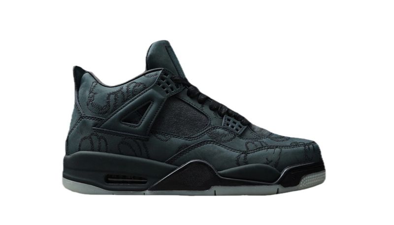 Retro 4 kaws Black