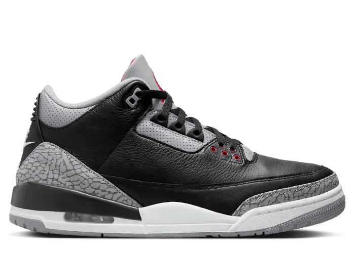 Retro 3 Black Cement