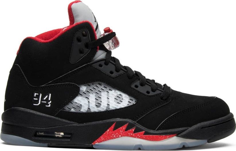 Supreme x Air Jordan 5 Retro &#39;Black&#39;