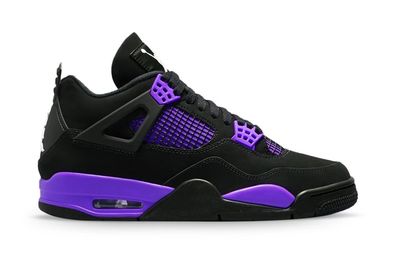 Retro 4 Purple thunder custom &quot;LIMITED EDITION&quot;