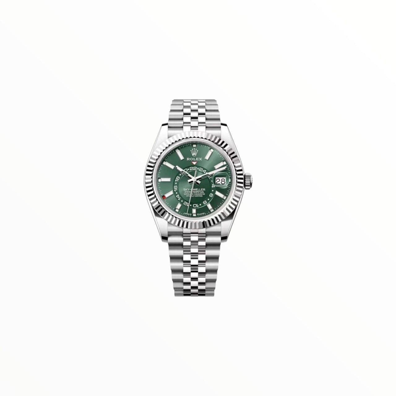 Sky-Dweller Mint Green Dial Jubilee